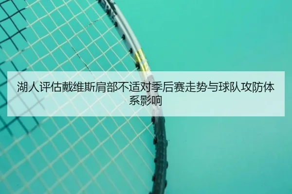 湖人评估戴维斯肩部不适对季后赛走势与球队攻防体系影响